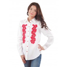 Embroidered blouse-shirt "Summer Blossom"